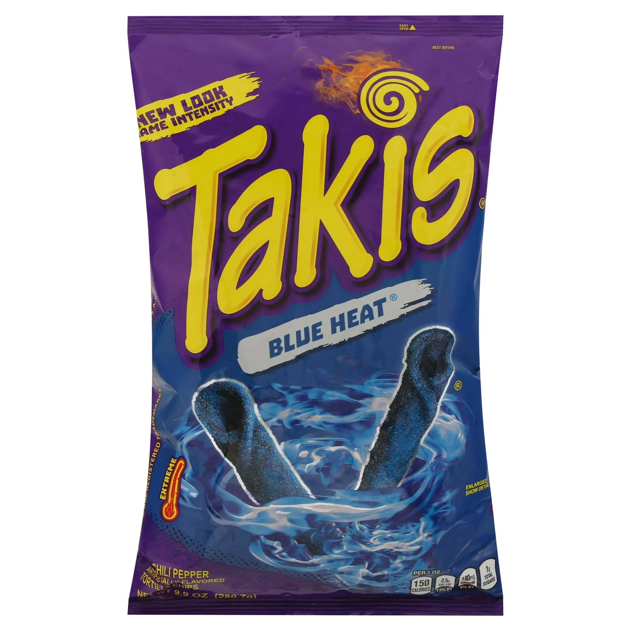 Takis Rolled Blue Heat Tortilla Chips - 9.9oz