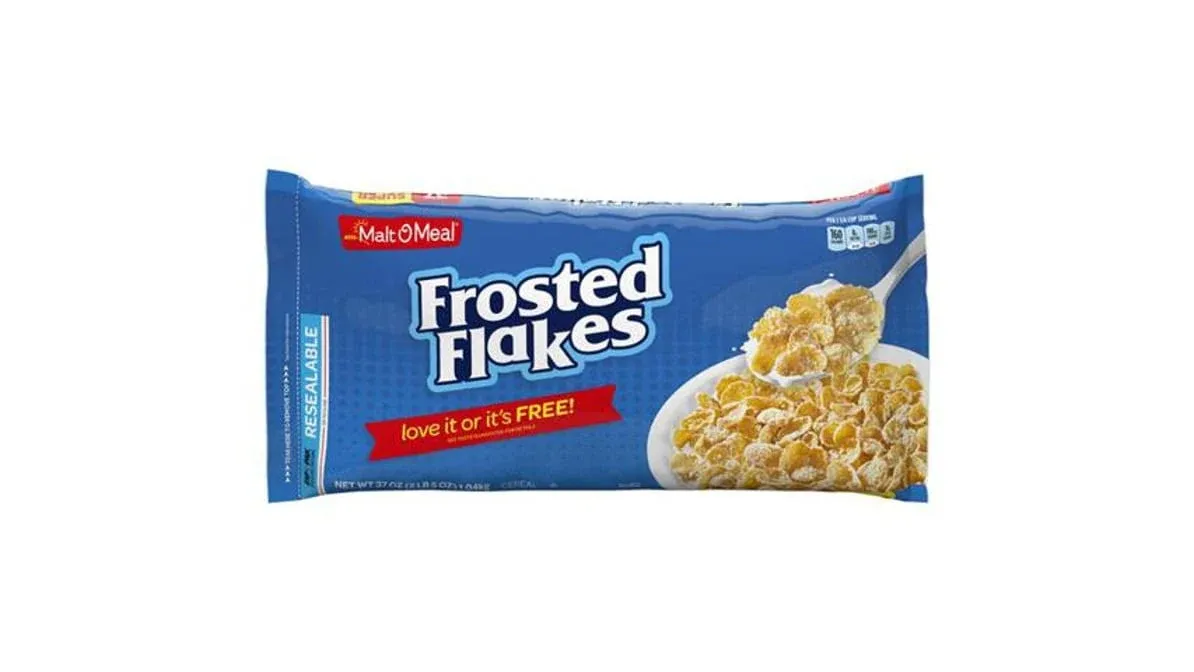 Malt-O-Meal Cereal, Frosted Flakes - 37 oz bag