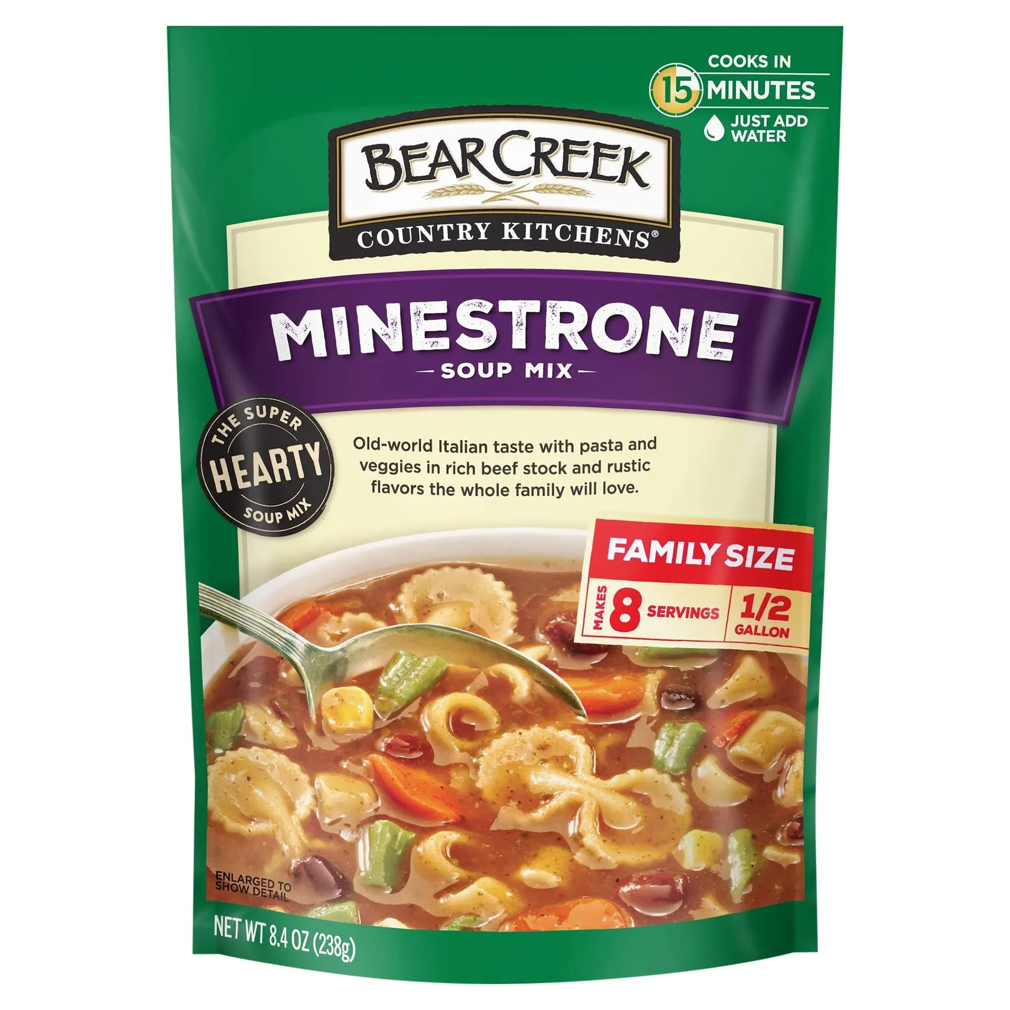 Bear Creek Minestrone Soup Mix - 8.4 oz