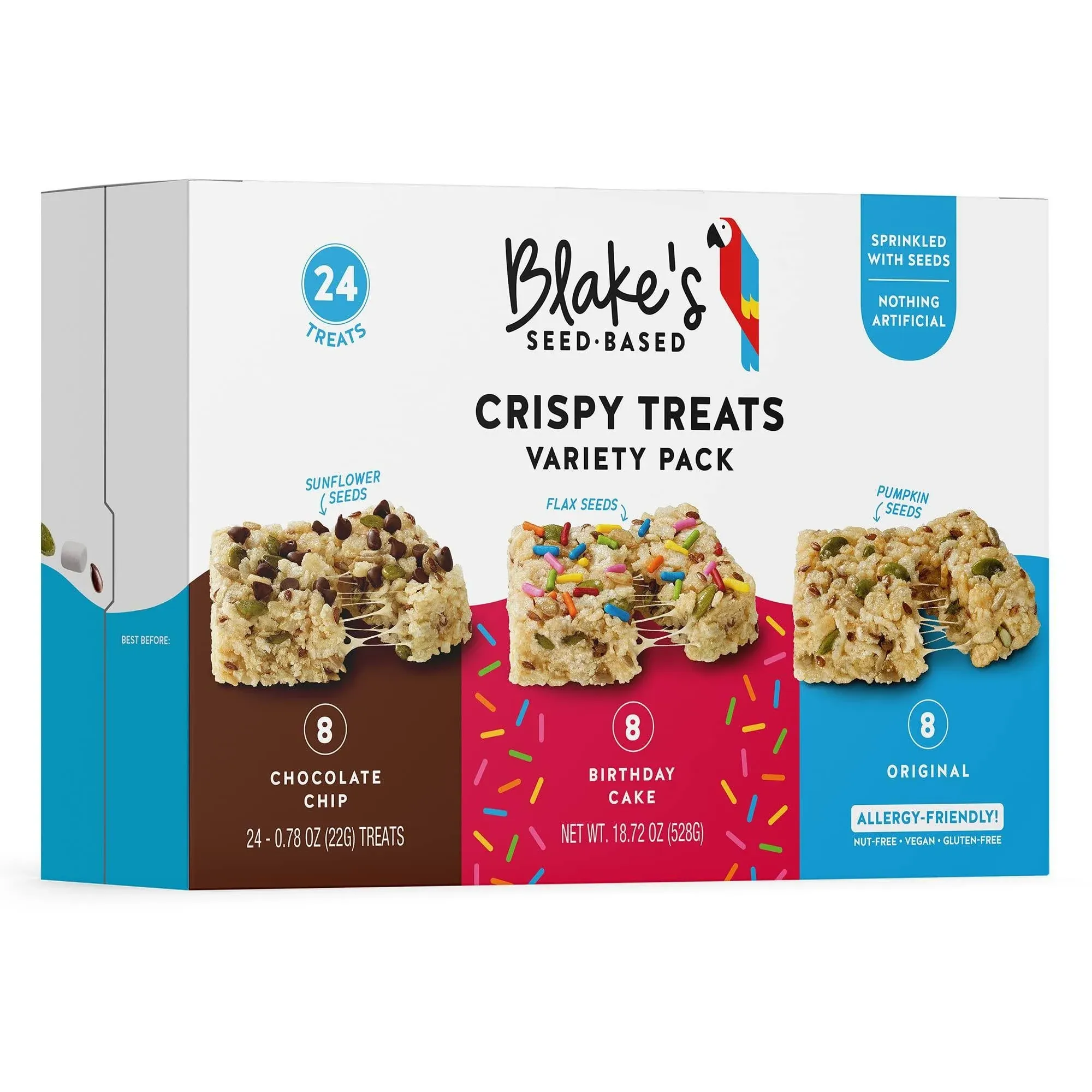 Blake's Seed Based Crispy Treats – Variety Pack (24 Count)