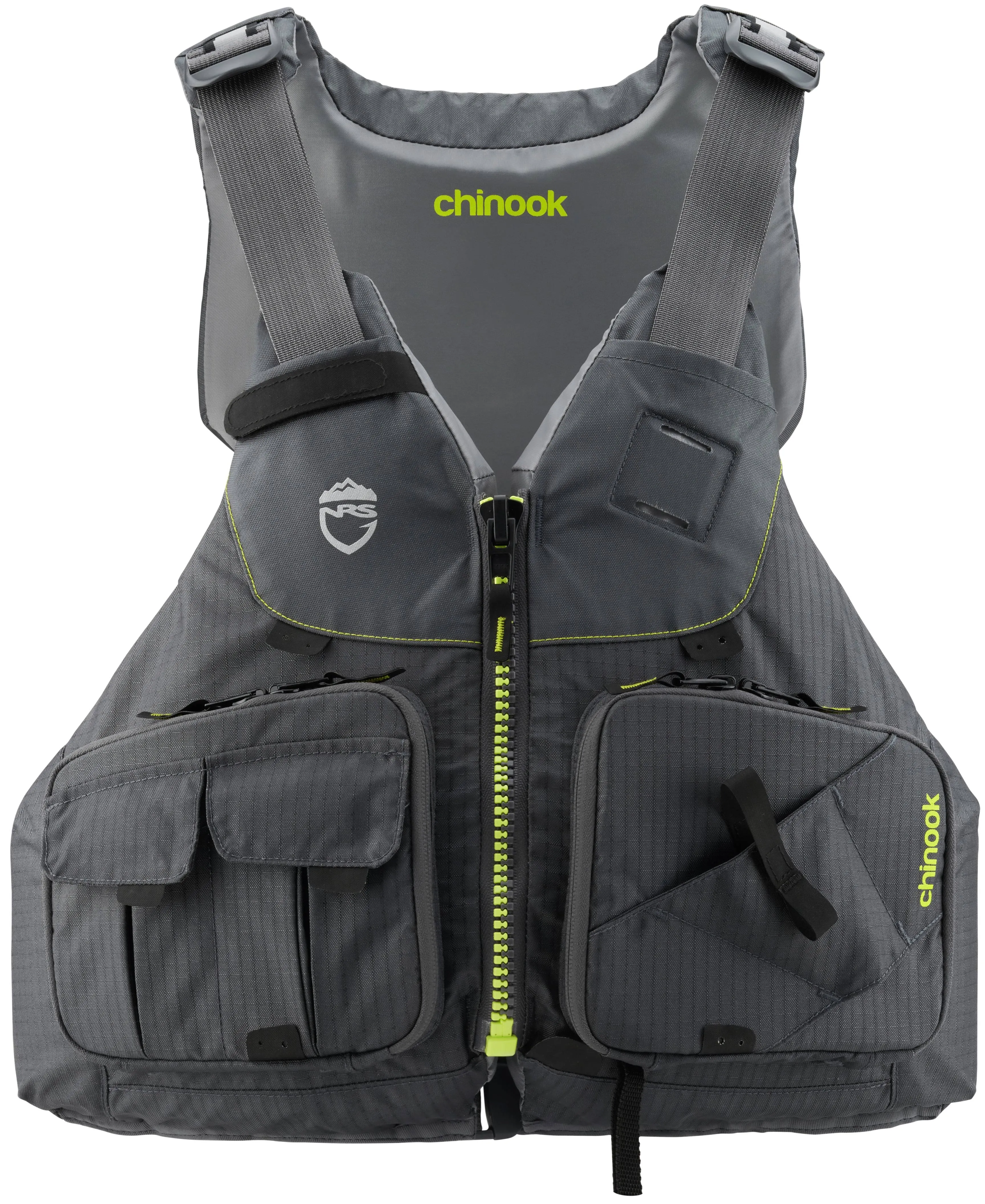 NRS - Chinook Fishing PFD Xs-M / Charcoal