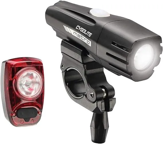 700 Lumen Headlight Hotshot 100 Lumen Tail Light USB Rechargeable Bike Light 