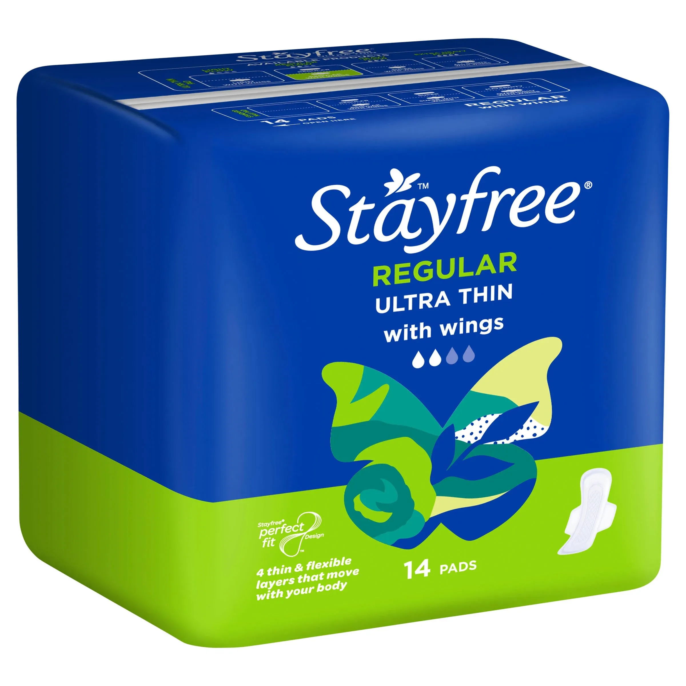 Stayfree Ultra Thin Regular Pads with Wings