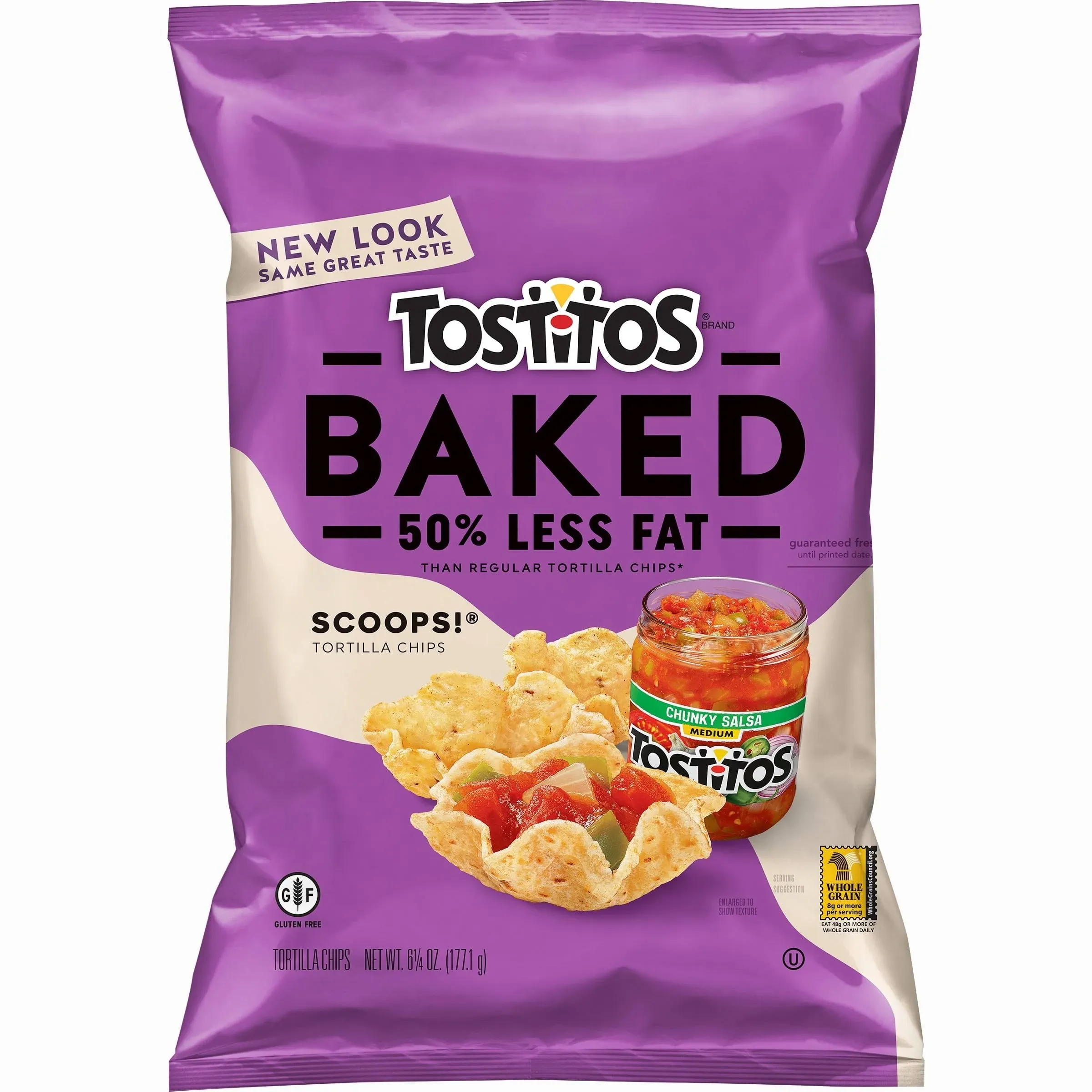 Tostitos Scoops Oven Baked Tortilla Chips, 6.25 oz bag