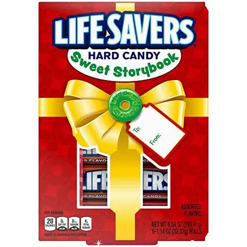 Life Savers Hard Candy Sweet Storybook 6 assorted flavor rolls gift box EXP 2/24