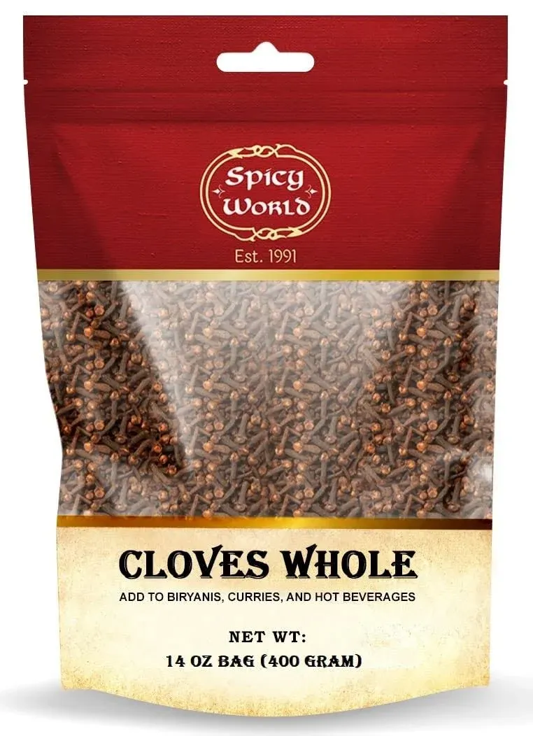 Spicy World Whole Cloves 1 Pound Bag