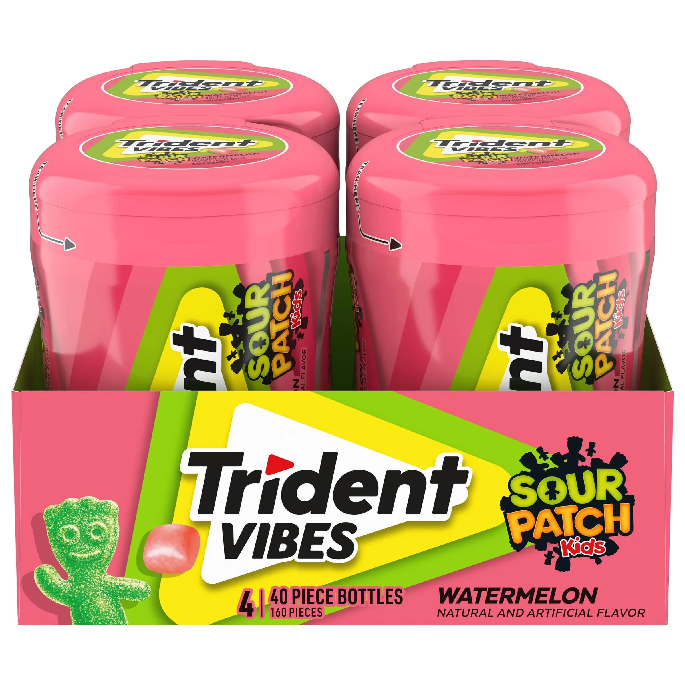 Trident Sugar Free Vibes Sour Patch Kids Gum