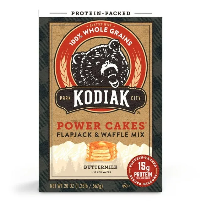 Kodiak Power Cakes Pancake & Waffle Mix Buttermilk 2.04kg