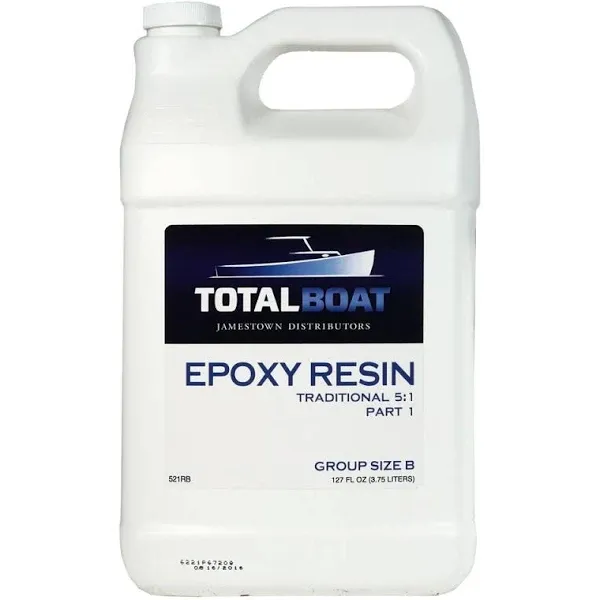 Total Boat 5:1 Epoxy Resin (Gallon),Clear