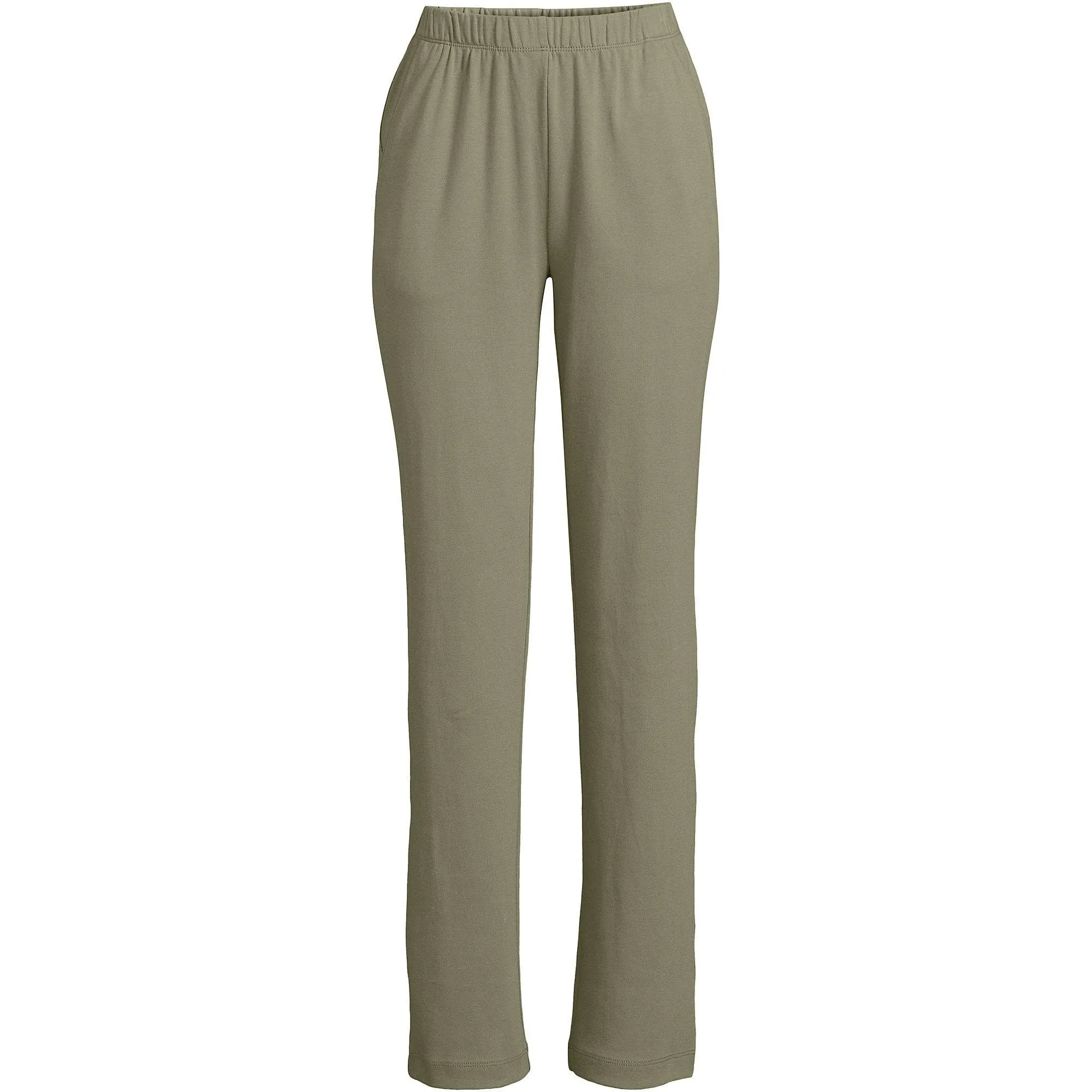 Lands' End Women's Sport Knit High Rise Pants