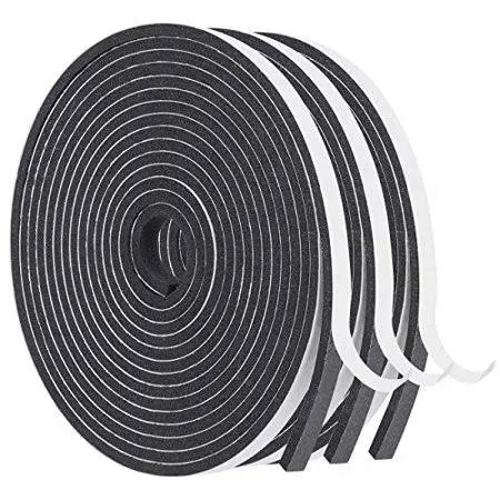 2 Rolls, 1/2 Inch Wide X 1/2 Inch Thick 13FT long High Density Foam Seal Tape