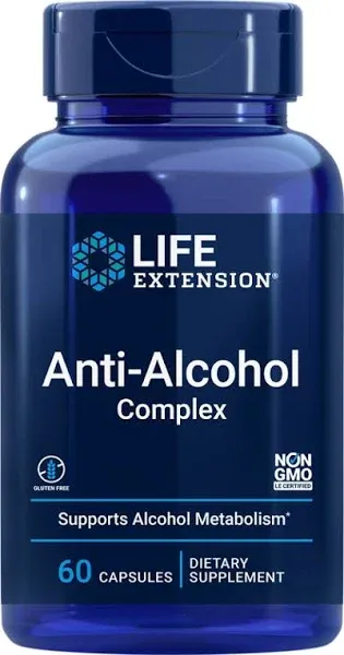 Life Extention Anti- Alcohol Hepato Protection Complex 60 capsules