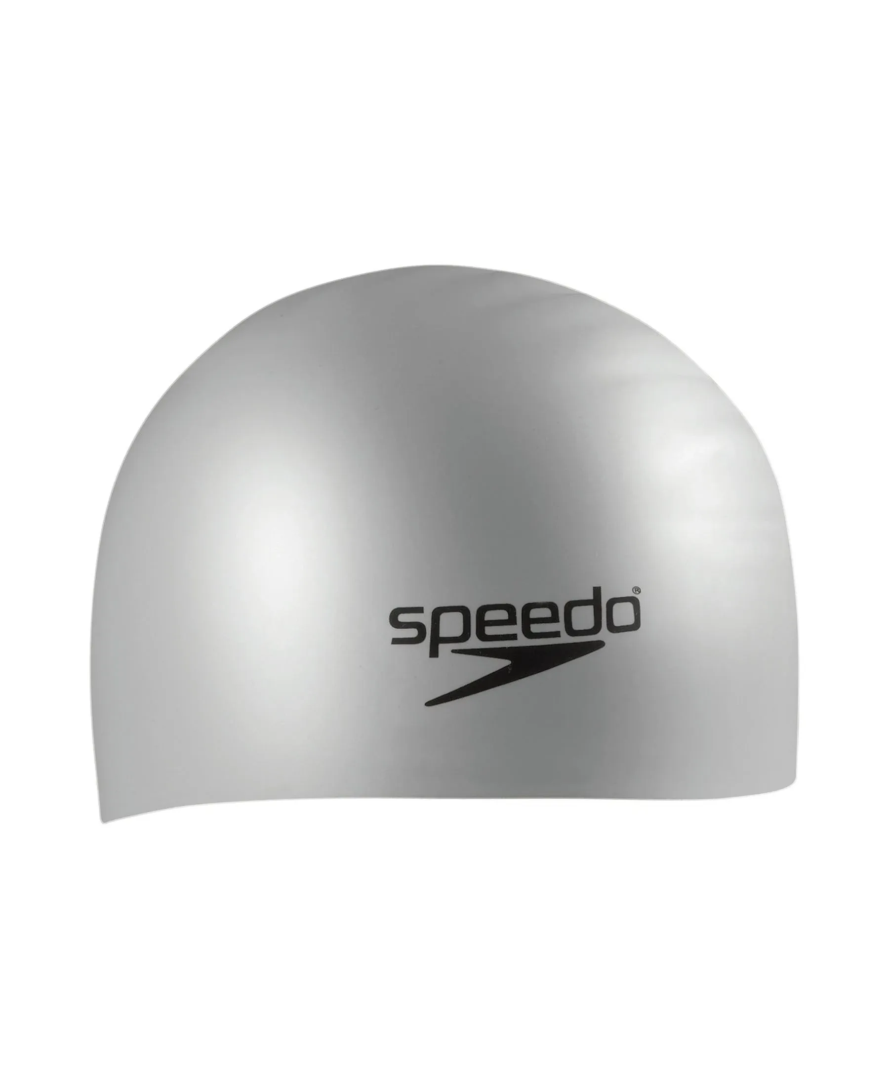 Speedo Silicone Long Hair Cap Silver