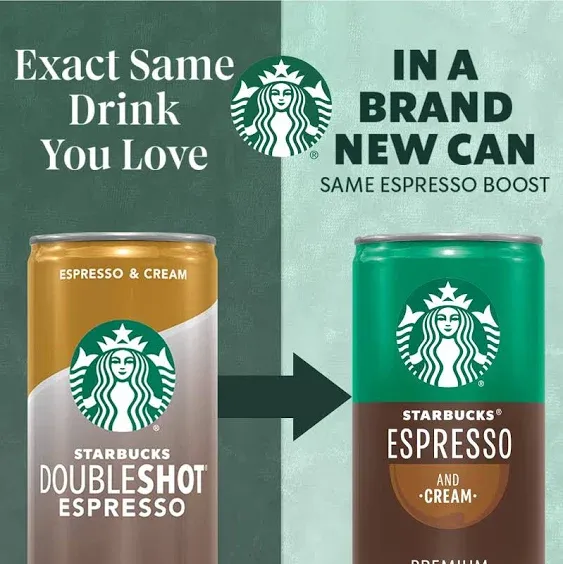 Starbucks Doubleshot Espresso & Cream Cans