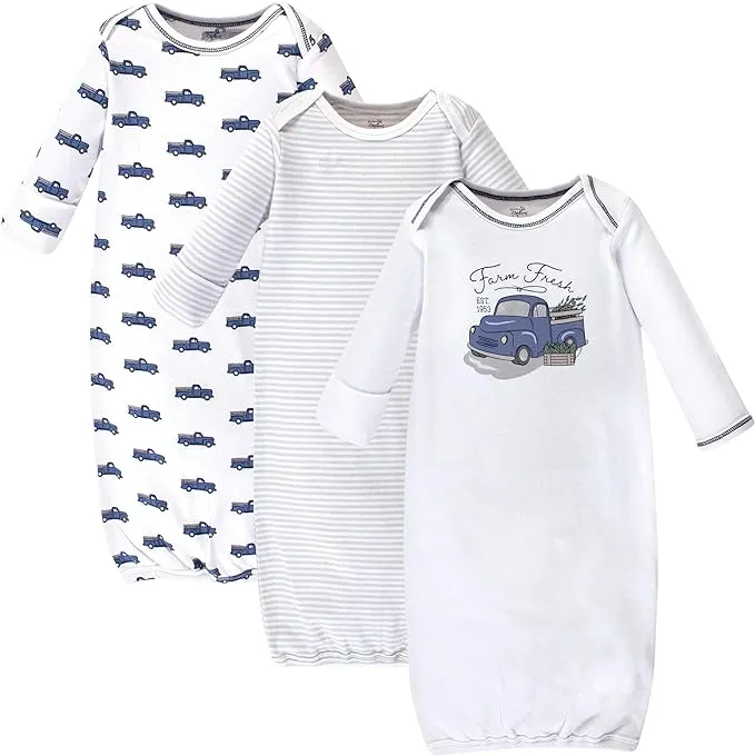 Touched by Nature Unisex Baby Organic Cotton Gowns