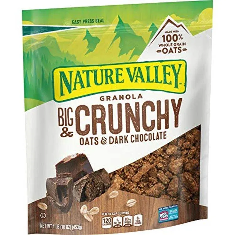 Nature Valley Granola, Oats & Dark Chocolate, Crunchy - 1 lb