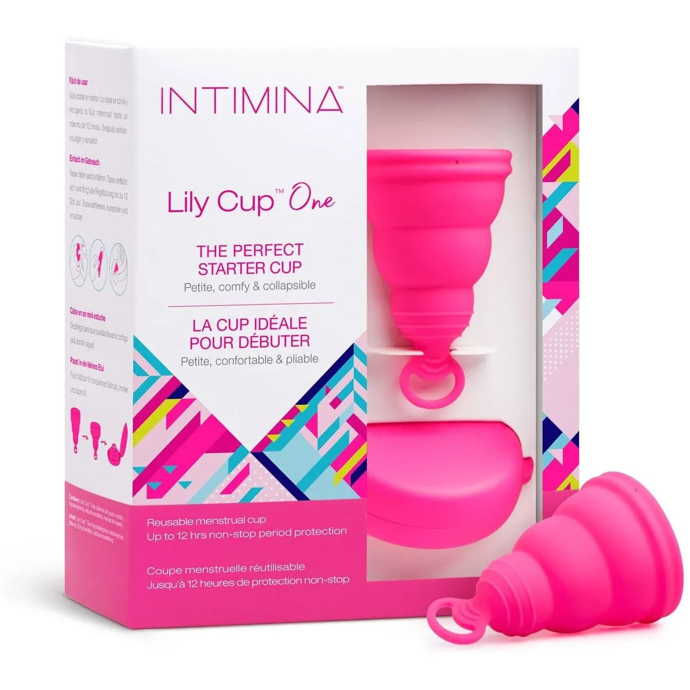 Intimina Lily Cup One – Collapsible Teen Menstrual Cup for Beginners New