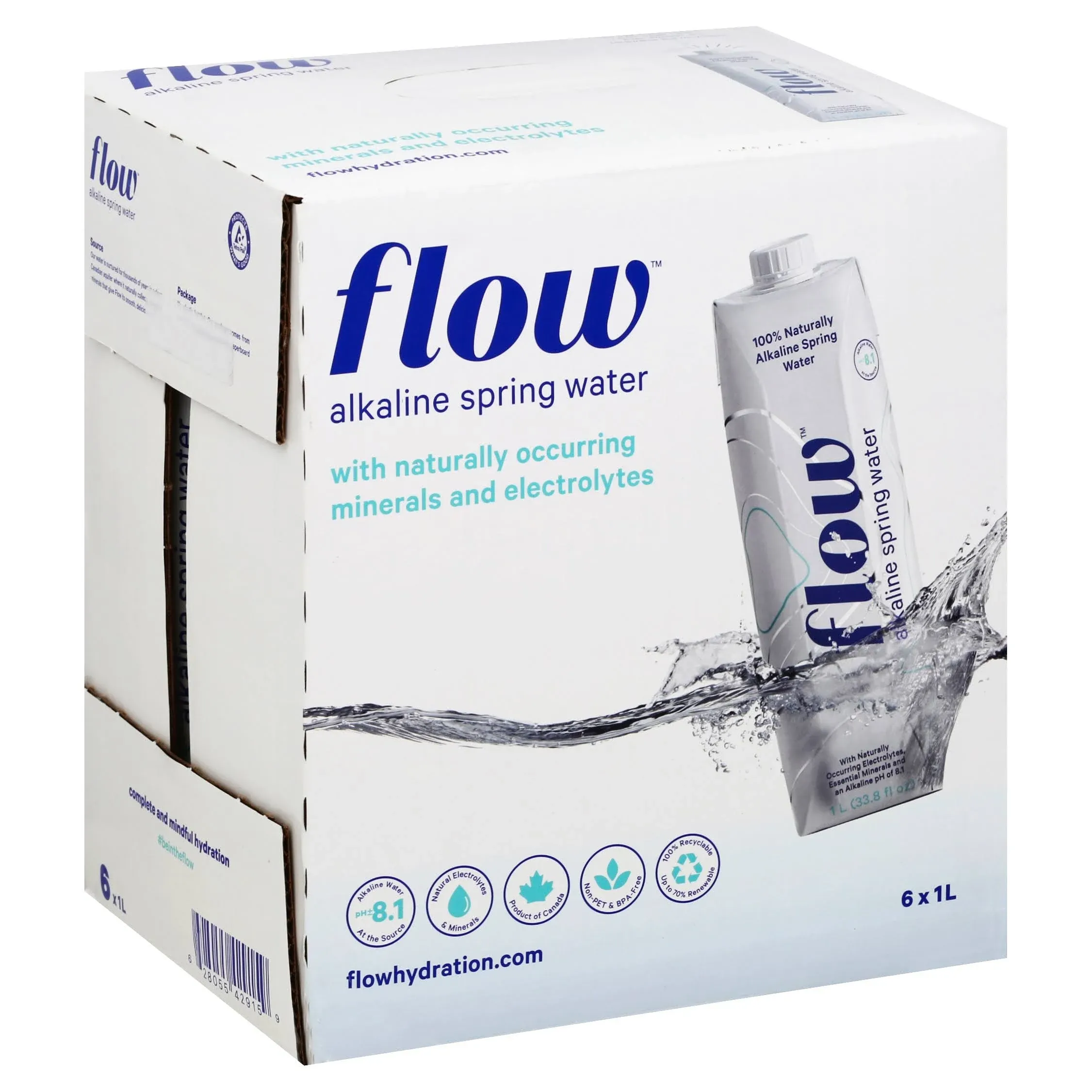 Flow Alkaline Spring Water