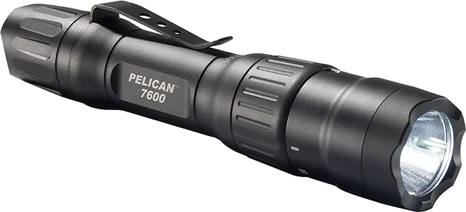 Pelican 7600 Rechargeable LED Tactical Flashlight (Black)