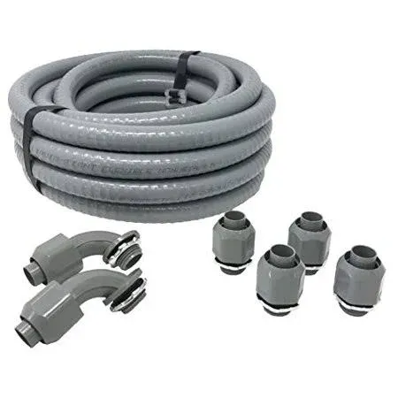 Ansgery Liquid-Tight Conduit and Kit 25ft