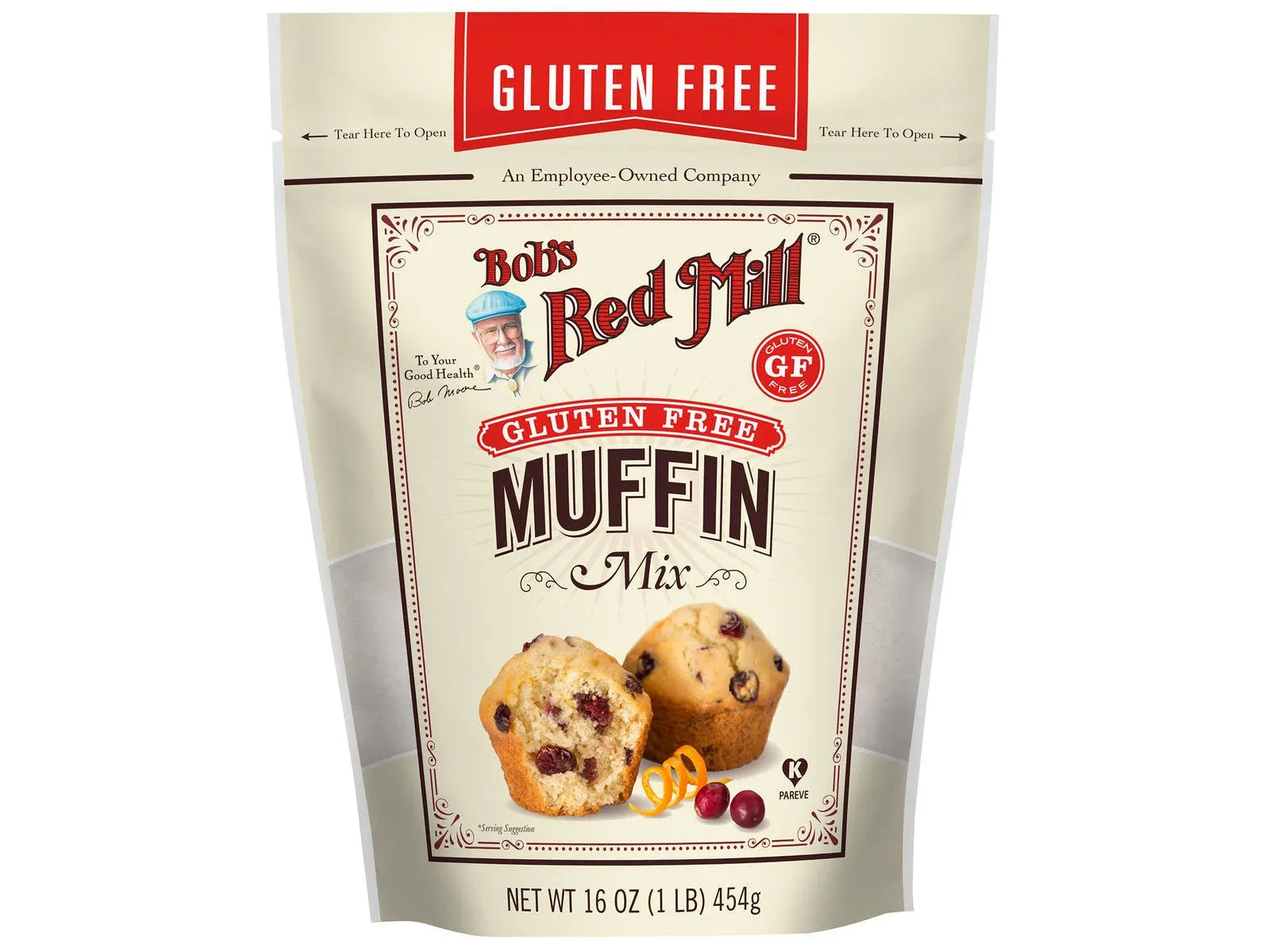 (4 Pack)Bob's Red Mill Gluten-Free Muffin Mix, 16 oz