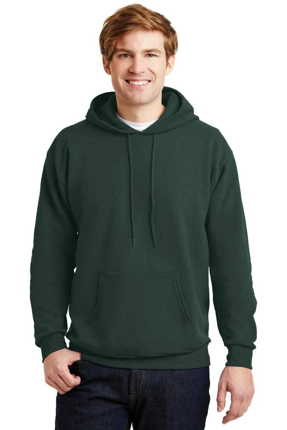 Hanes EcoSmart - Pullover Hooded Sweatshirt P170, Deep Forest / M