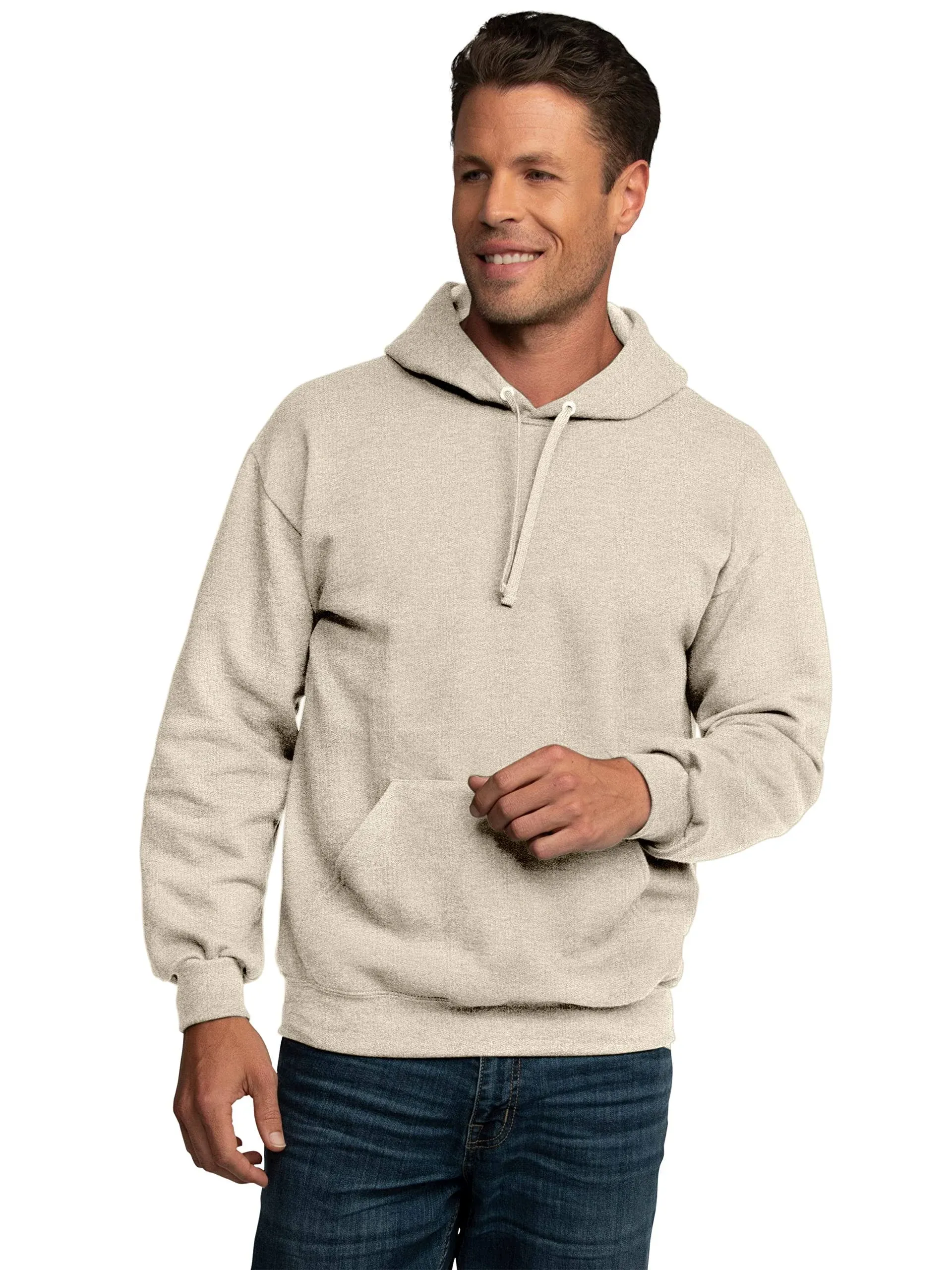 Fruit of the Loom Men's Eversoft Fleece Hoodies, Moisture Wicking & Breathable, Pullover Hooded Sweatshirt