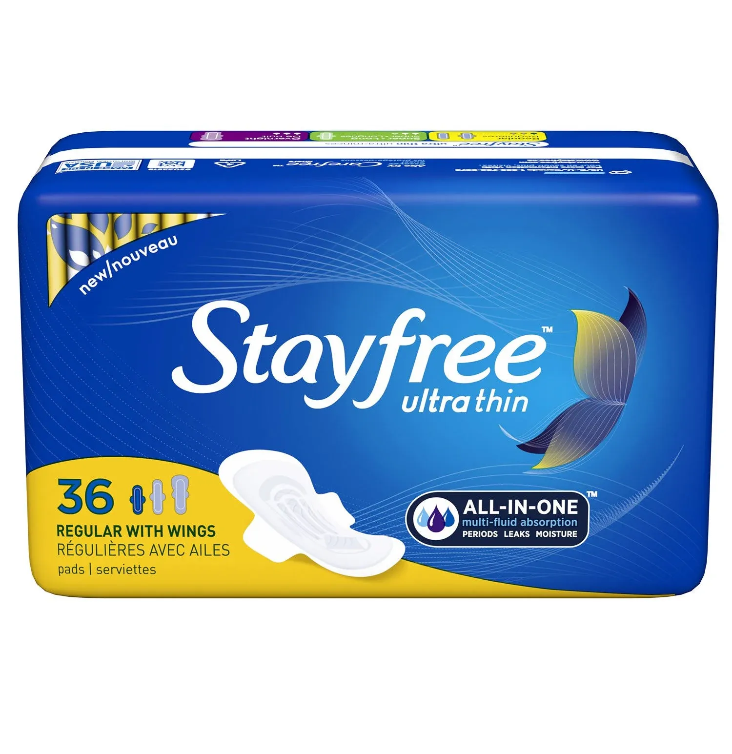 Stayfree Ultra Thin Regular Pads with Wings