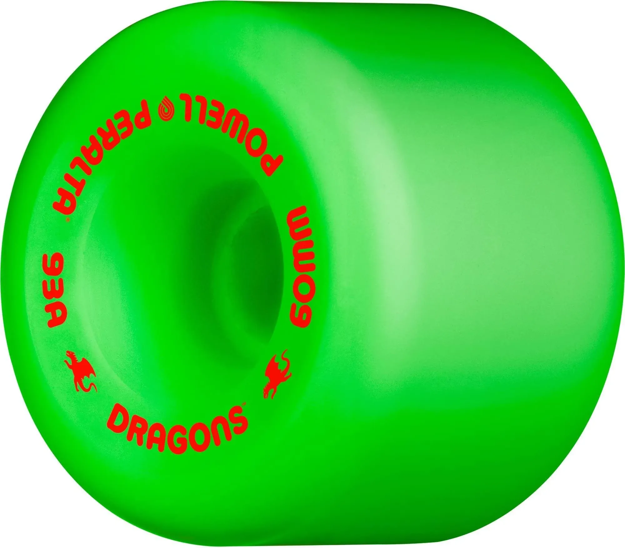 Powell Peralta Dragon Formula 93A Skateboard Wheels - Green - 60mm