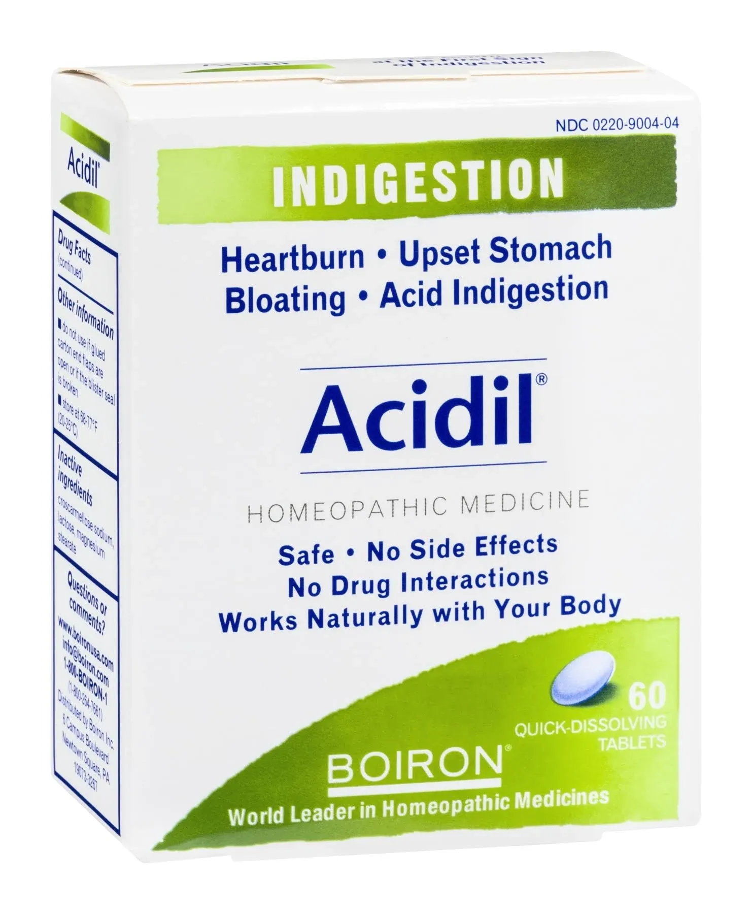 Acidil Heartburn Relief, Meltaway Tablets - 60 tablets