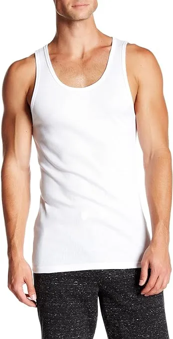 Calvin Klein Men`s Classic Ribbed Tank 3 Pack