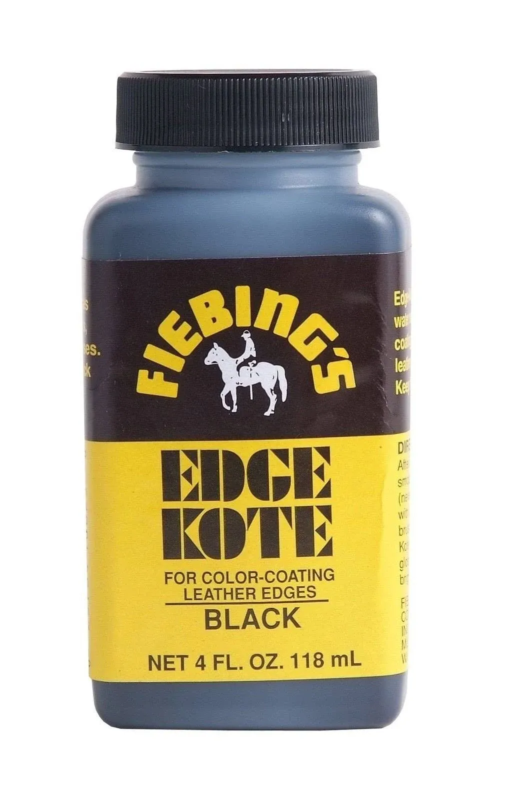 Fiebing's Edge Kote Black - 4 oz