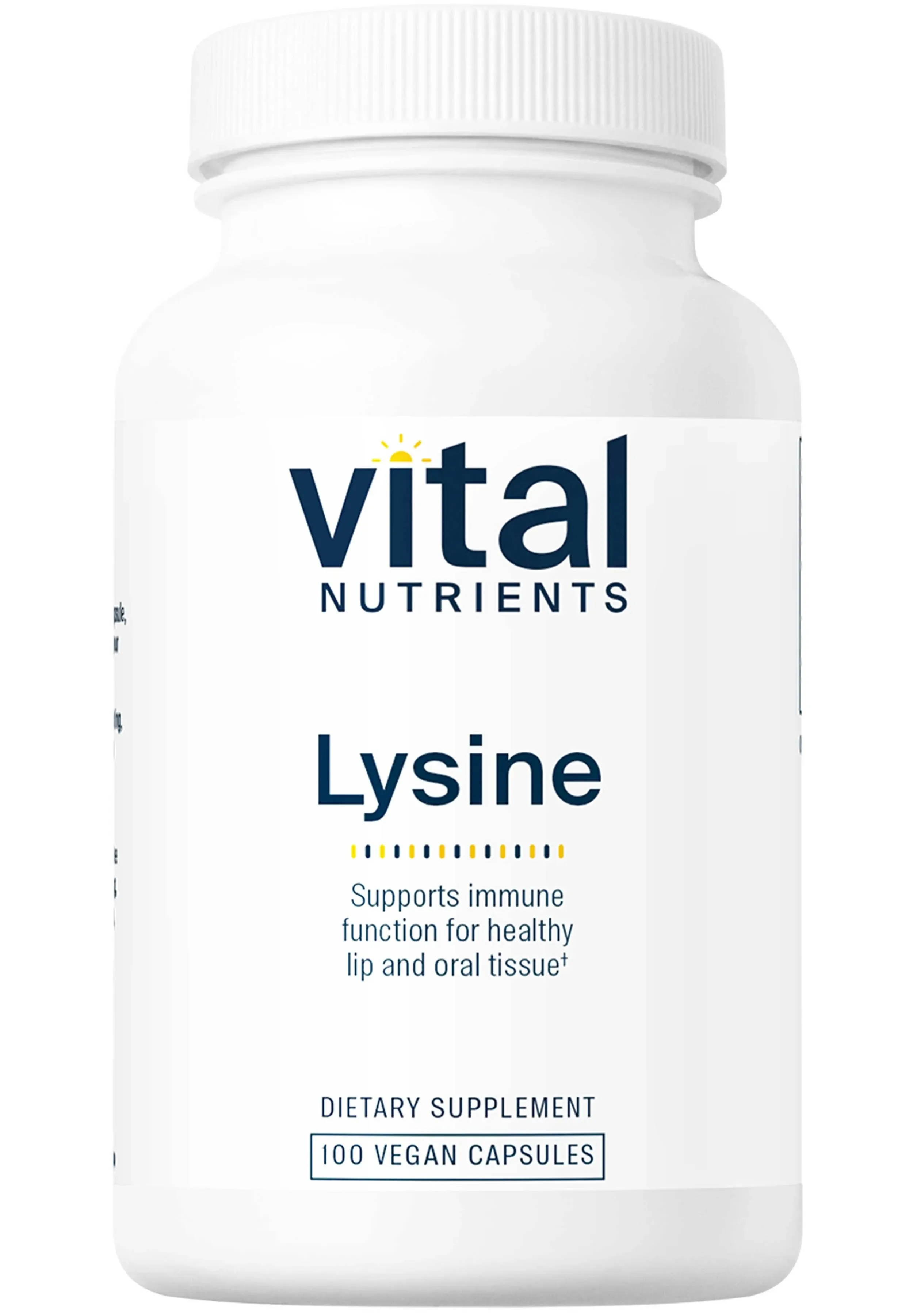 Vital Nutrients - Lysine 100 Capsules 500 mg