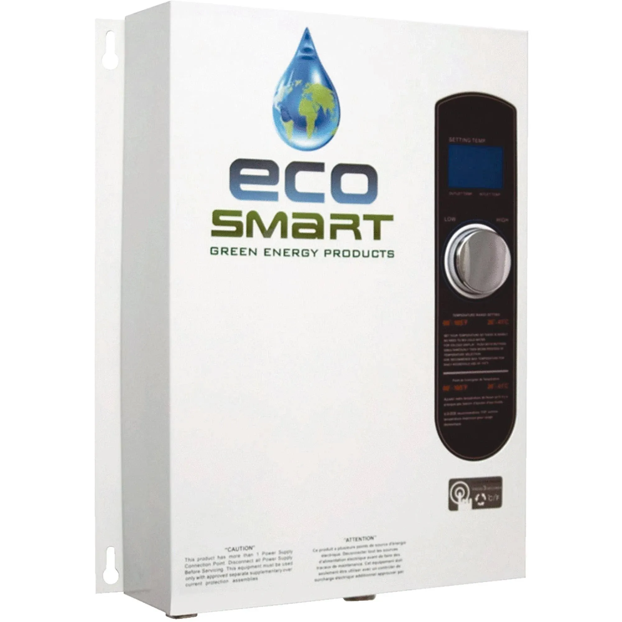 ecosmart ECO 18 Electric Tankless Water Heater, 18 KW at 240 Volts with Patented