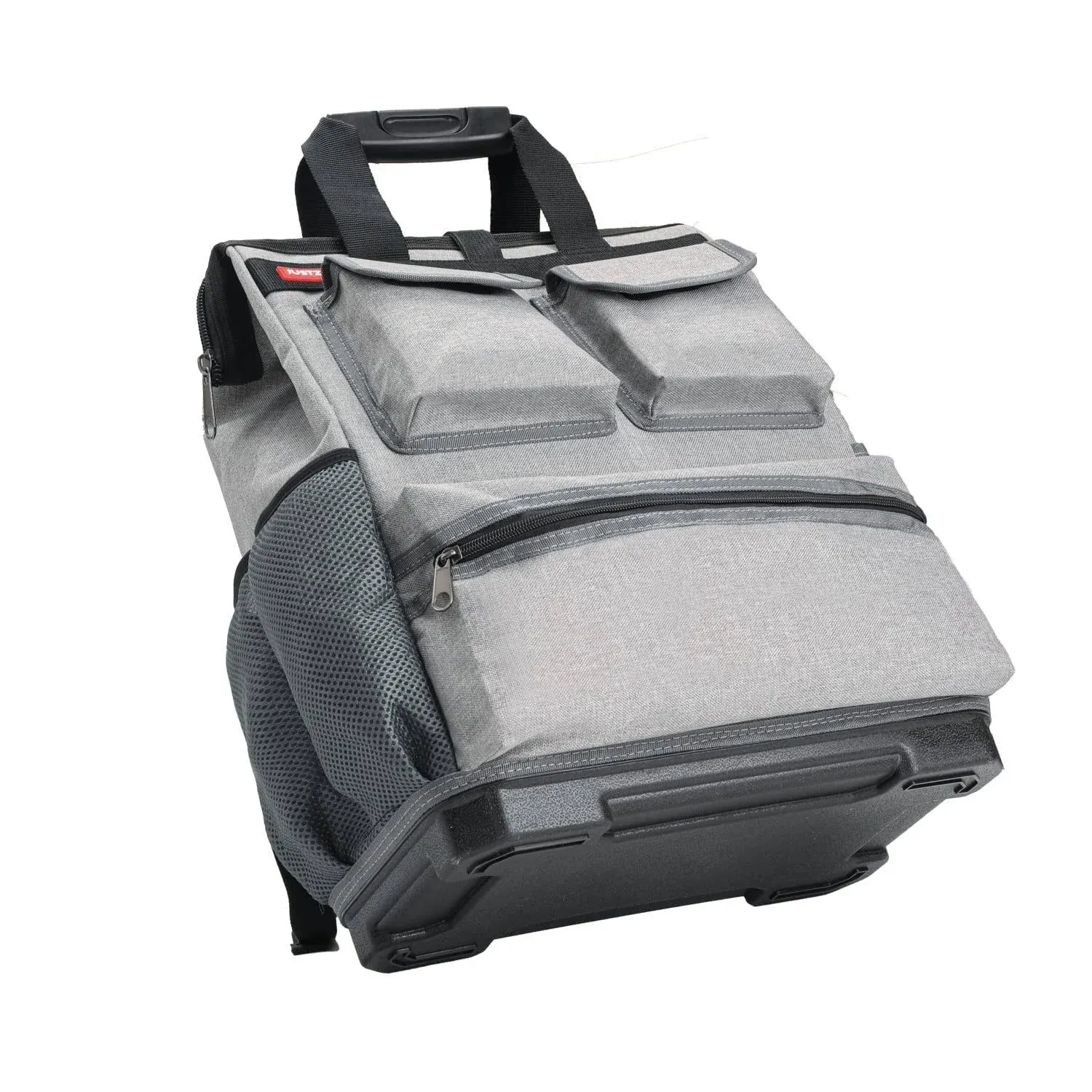 Justzon Tool backpack with laptop compartment heavy duty tool Black, Grey 