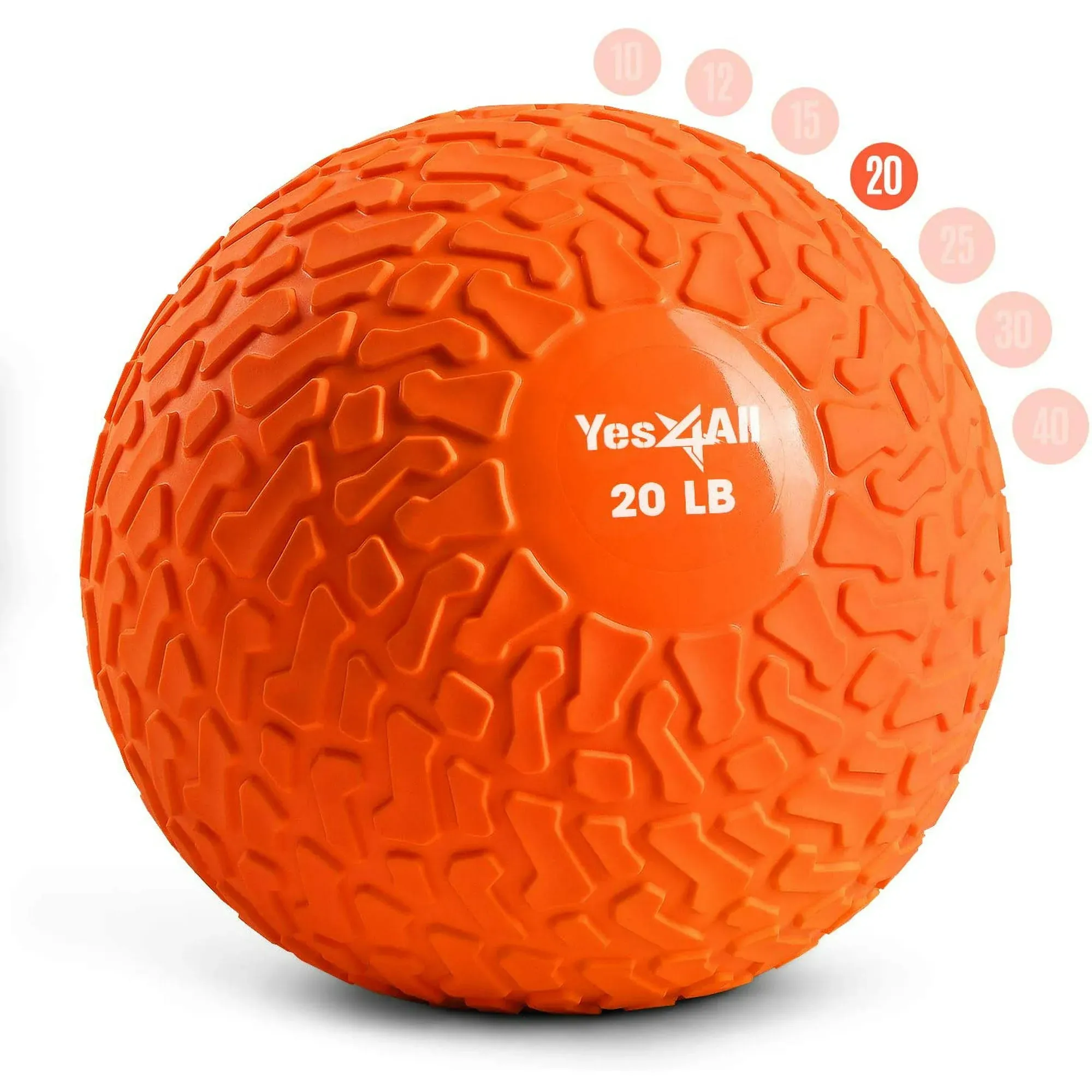 Yes4All Slam Ball PVC Sand Filled Medicine Ball