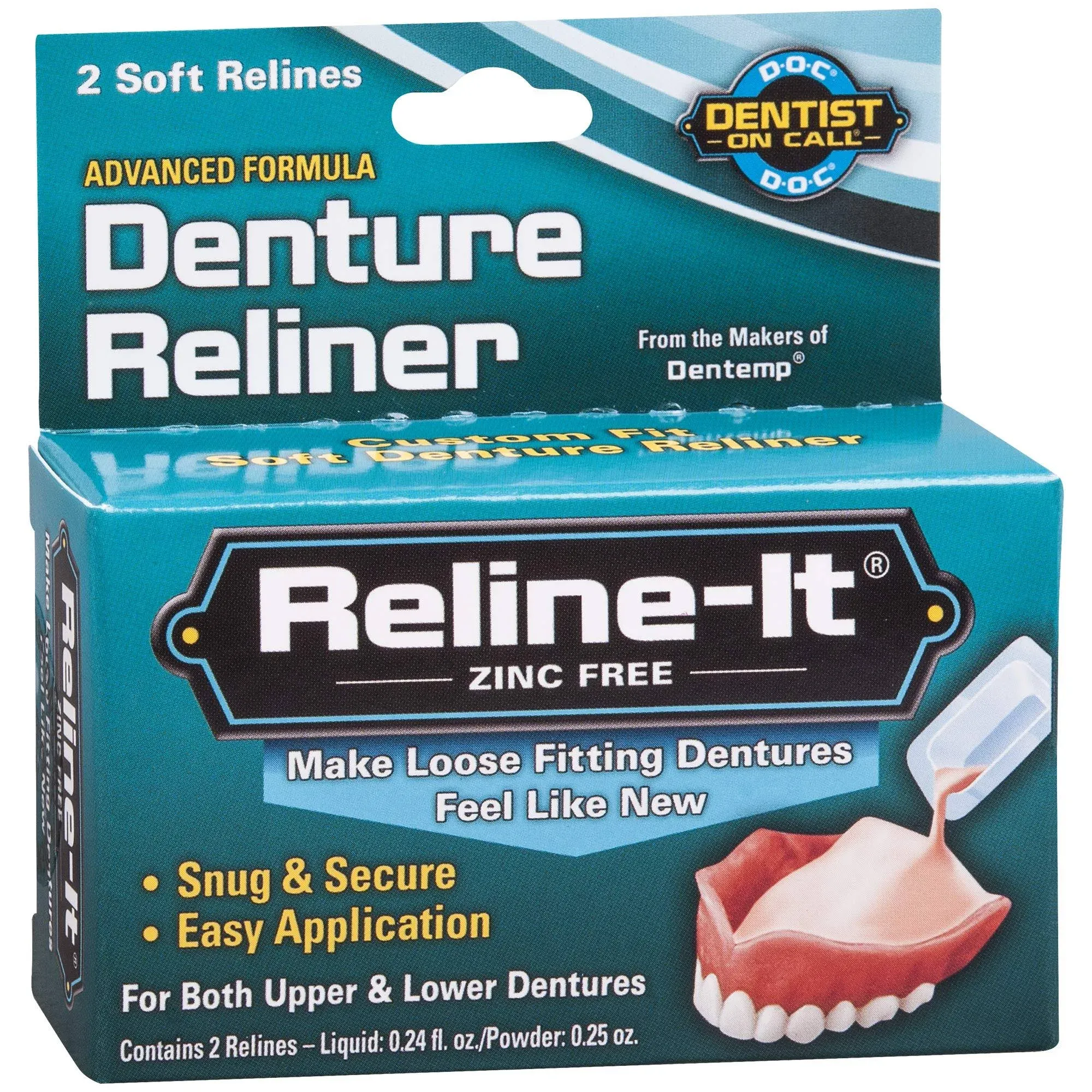 D.O.C. Reline-It Advanced Denture Reliner Kit