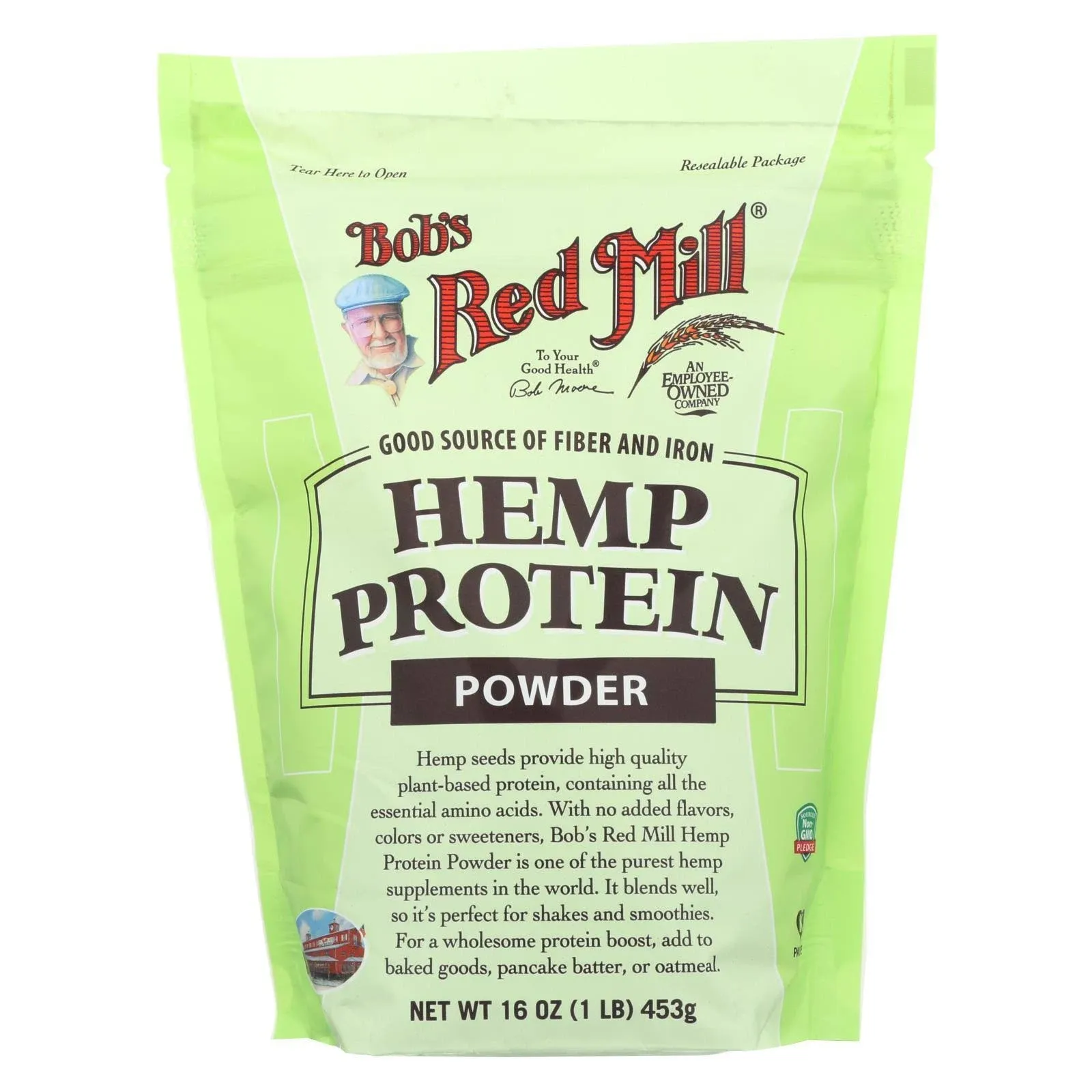 Bobs Red Mill Protein Powder, Hemp - 16 oz