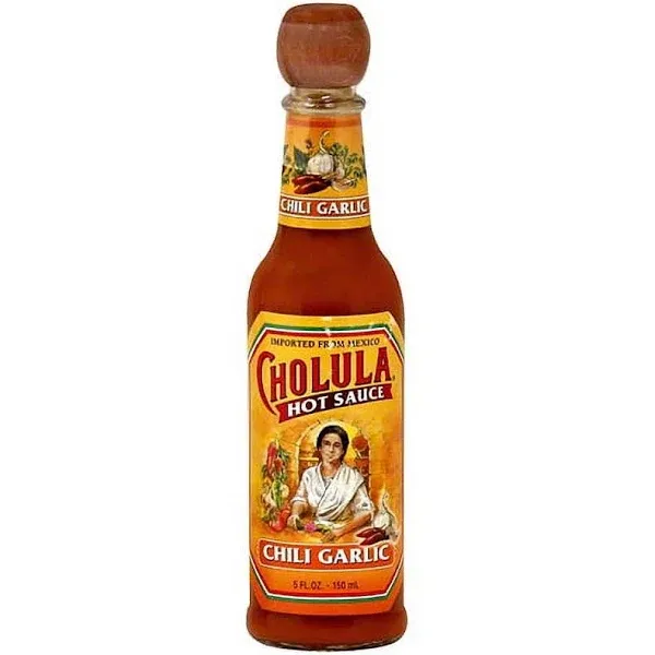 Cholula Sauce Hot Chili Garlic 5 oz (Pack Of 6)