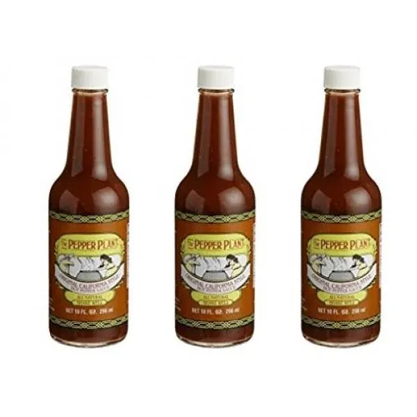 The Pepper Plant Original California Style Hot Sauce 10 Fl. Oz. 3-pack