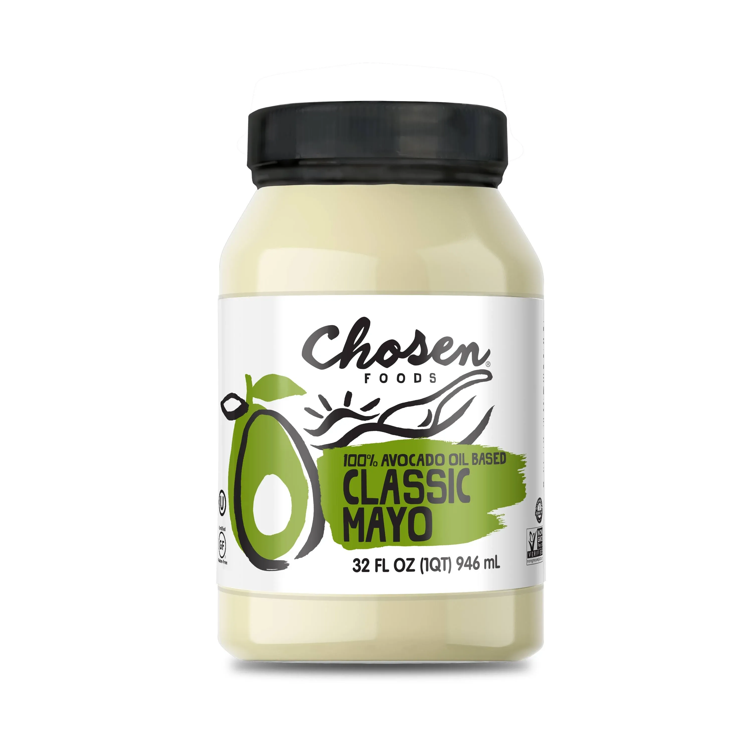 Chosen Foods Avocado Oil Mayonnaise, 32 Ounce