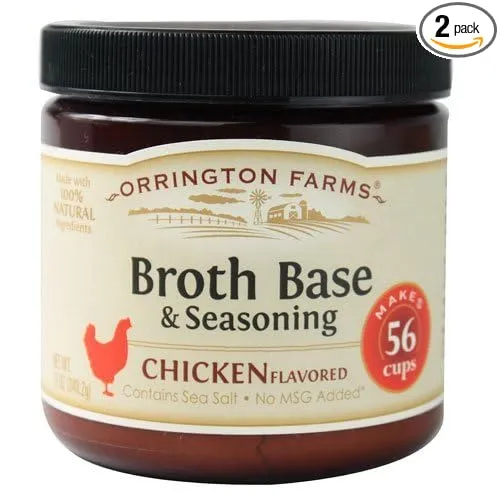 Orrington Farms Broth Base & Seasoning Chicken, 12 Ounce (Pack of 2)