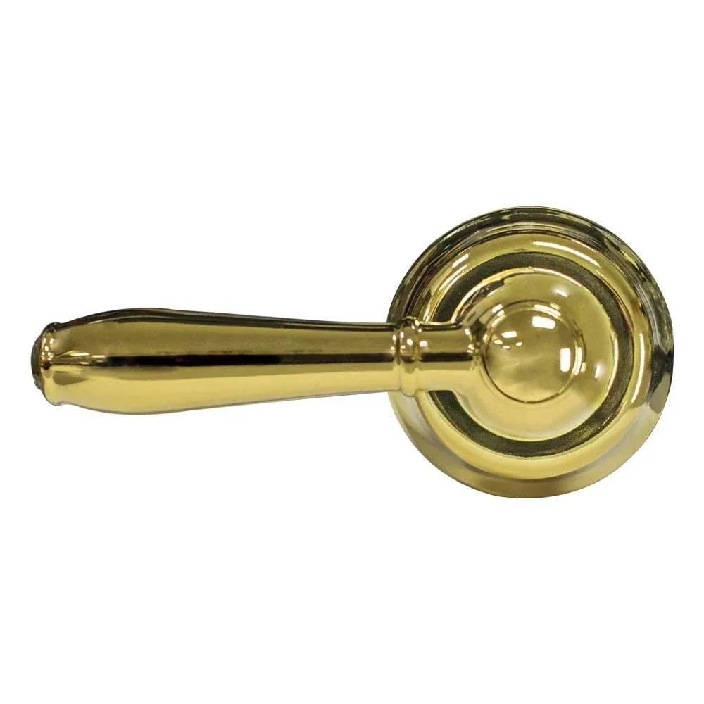 Korky 6021AM StrongArm Metal Tank Lever, Universal to Fit Front Angled Side Left and Right Mount Toilets, Polished Gold, Faucet