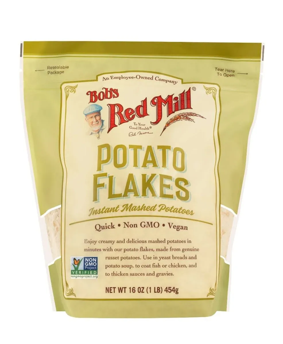 Bob's Red Mill Potato Flakes 16 oz Pouch (Case of 4)