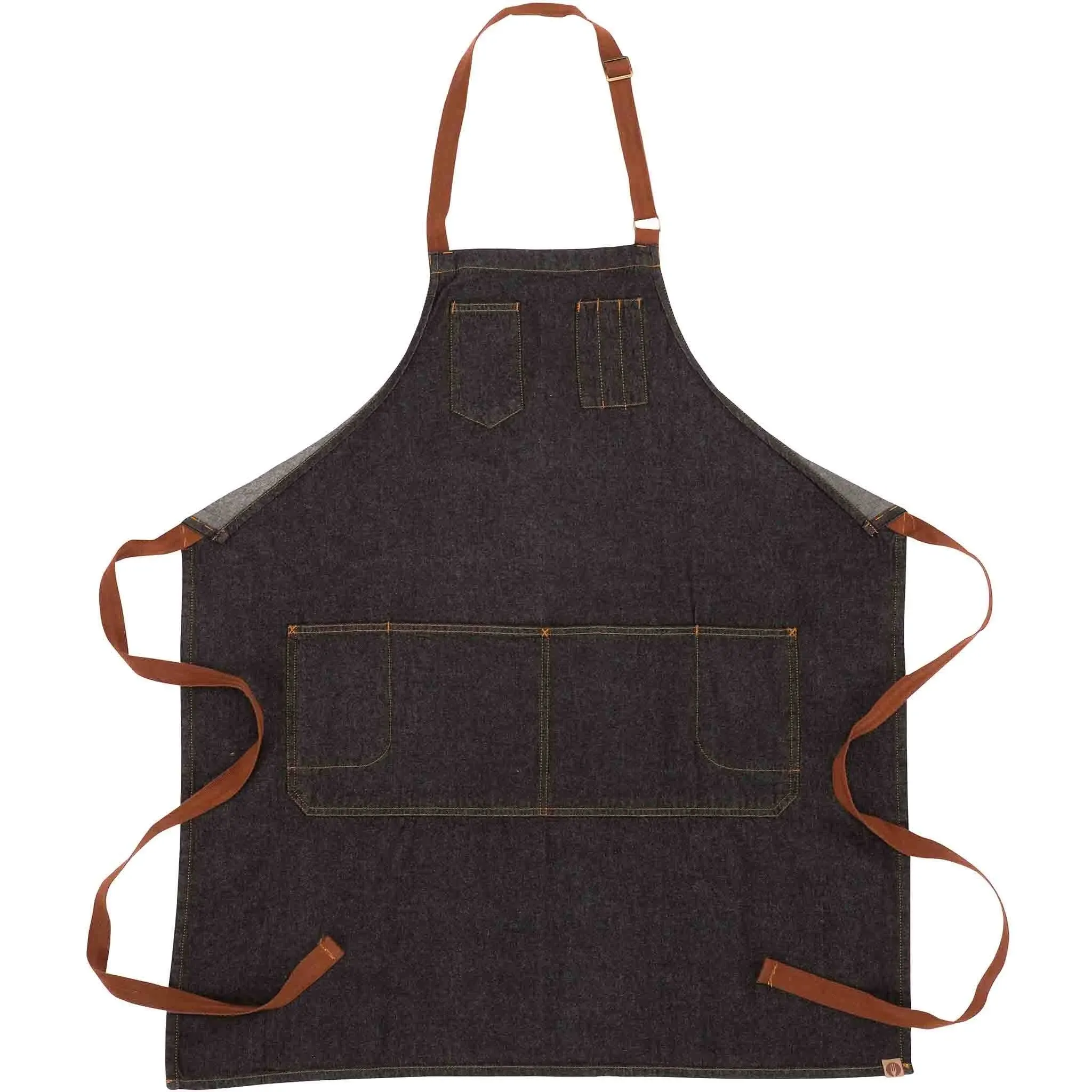 Chef Works Black Memphis Chefs Bib Apron