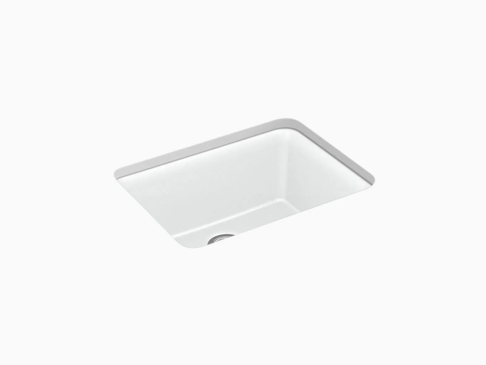 Kohler 28001 Cairn 24-1/2" Undermount Single-Bowl Kitchen Sink - Matte White