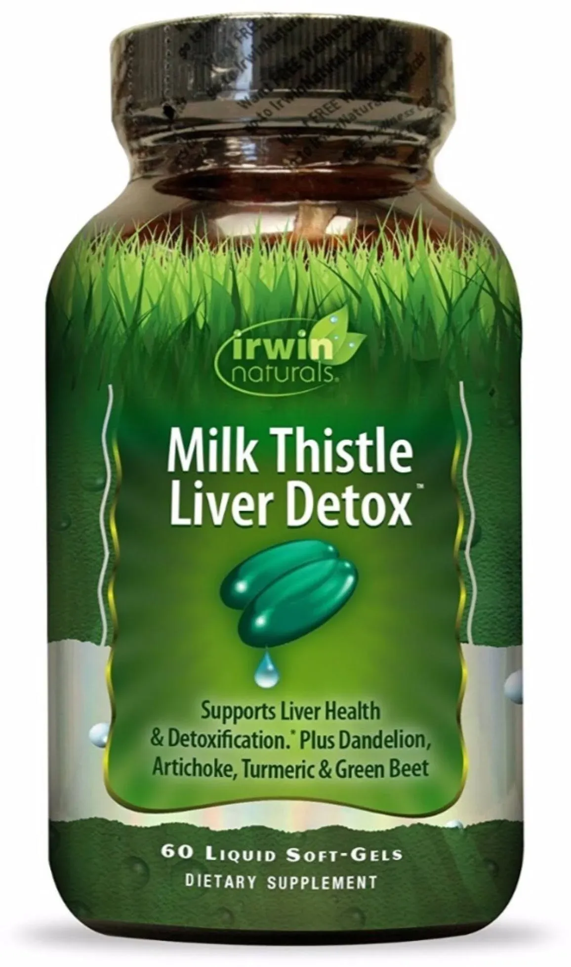 Irwin Naturals Liver Detox, Milk Thistle, Liquid Soft-Gels - 60 soft-gels