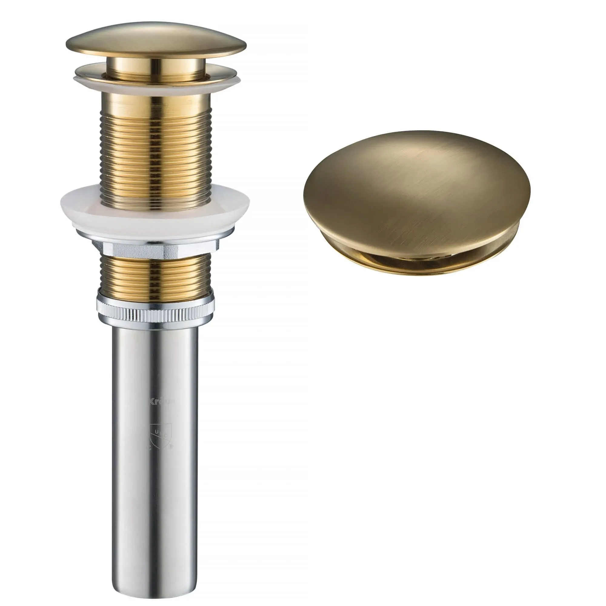 Kraus PU-10 8-5/8" Pop-Up Drain Assembly - Bathroom Sink And Faucet Parts - by Buildcom | Houzz