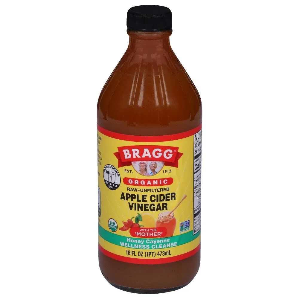 Bragg Organic Honey Cayenne Apple Cider Vinegar