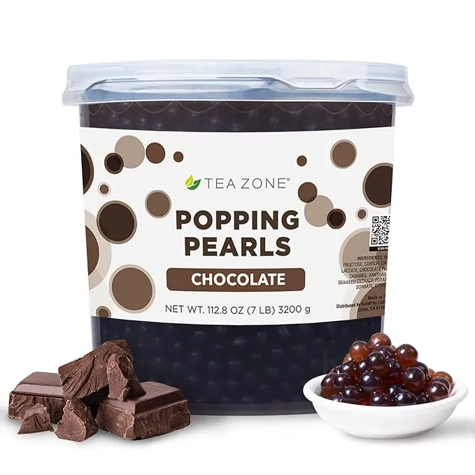 Tea Zone Chocolate Popping Pearls (7 lbs)